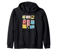 Note To Self Teacher Mental Health School Counselor Emotion Zip Hoodie