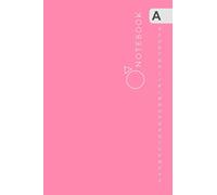Notebook: 4x6 Lined-Journal Organizer Small with A-Z Alphabetical Tabs Printed | Minimal Design Pink