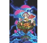 Notebook 6"x9" and 120 Lined Paper: Hippie Mushrooms Camping Psychedelic Forest Fungi Festival: Notebook 6"x9" and 120 Lined Paper: Hippie Mushrooms Camping Psychedelic Forest Fungi Festival