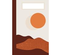 notebook: a moon in the desert notebook