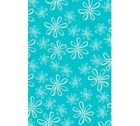 Notebook - a Simple Blue Flower Themed Notebook: 6x9" Notebook with 100 Lined Pages