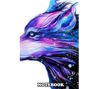 Notebook: A Wolf Meets A Butterfly And Some Magic Happens Inspir , Journal for Writing, College Ruled Size 6" x 9", 110 Pages