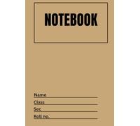 NOTEBOOK: A4 Ruled School Notebook For Students | 140 pages | Thin Ruled Lines