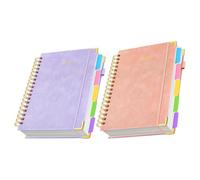 Notebook - A5 Ruled, 300 Pages with Removable Dividers, Notes for Teachers, Students, School Study Meeting, Lesson Learning Organization | Bu Stationery Supplies