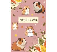 Notebook: Adorable Guinea Pig A5 Notebook - 109 Lined Pages (Pink)