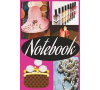 Notebook: An elegant, beautiful notebook made for girls and women who love a cute design while they write. Plus 6x9, 100 pages