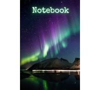 Notebook: Aurora Borealis Journal, 120 Lined Pages
