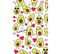 Notebook: Avocado Love ruled/lined for notes, journals, recipes and more