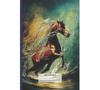 Notebook: Beautiful Horse Artwork Cover Vol.03 | A5 6x9" (15.24 x 22.86 cm) | Notebook for Girls