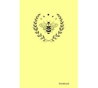 Notebook - Bee Crest, Yellow: A4, Lined Notebook, Planner, Diary, Sketchbook, Writing, Gift, Student, Bees, Bee Lover, Nature,