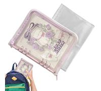 Notebook Binder, Portable 6 Ring Binder, Loose Leaf Binder - for Students, Teachers, School, Home, Travel, Moving, Outdoor and Indoor