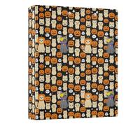 Notebook Binders 3 Ringing 1.5 Inch Pack of 1 Halloween Monsters Cats