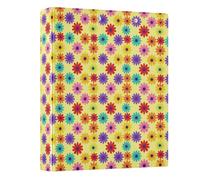 Notebook Binders Three Ringing 1.5 in Pack of 1 Gerbera Daisies