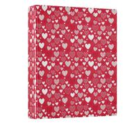 Notebook Binders Three Ringing 1.5 in Pack of 1 Hearts Striped