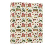 Notebook Binders Three Ringing 1.5 in Pack of 1 Homestead Farm House
