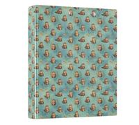Notebook Binders Three Ringing 1.5 in Pack of 1 Sea Otter Swimming Teal