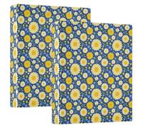Notebook Binders Three Ringing 1.5 in Pack of 2 Bird Rose Tattoo