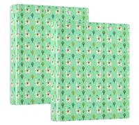 Notebook Binders Three Ringing 1.5 in Pack of 2 Cute Llama Cactus
