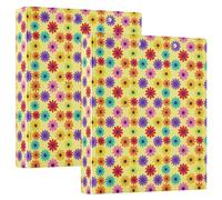 Notebook Binders Three Ringing 1.5 in Pack of 2 Gerbera Daisies