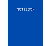 Notebook: Black College Ruled Lined Notebook Journal - Basic and Simple Perfectly Bound Composition Notebook - Large Size 8.5x11in 120 Lined Paper Pages