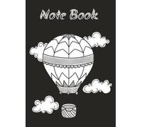 Notebook: Black Notebook | 200 Pages | Ruled / Lined Book | Musical Notes Pattern Inside | Inspiring & Motivational Quote Behind