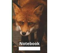 Notebook Blank Pages Wildlife Curious Fox: Contains 400 blank pages with page numbers and a blank numbered index for filling in | 6x9'' | 15x23 cm | 421 pages incl. index | Red Fox | Vulpes vulpes