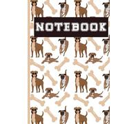 NoteBook: Boxer Gifts | Blank Lined Interior | Cute Christmas Secret Santa Gift