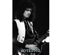 Notebook : Brian May Rock Band Writing Notebook Gift For Men Women Teens size 6x9 College Ruled Pages Thankgiving Notebook #560