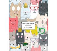 Notebook By: Cute cats Lined pages, Extra large (8.5 x 11) inches, 110 pages, White paper: Volume 5 (Cute cats notebook)