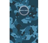 Notebook: camouflage blue notebook military , blue composition notebook , 110 pages 6*9 in ,Wide Ruled Lined Paper Notebook Journal , blue camouflage ... Notebook , Wide Ruled Paper Notebook Journal
