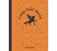 Notebook: Camp Half-Blood - Orange Cover - Includes a Word Search Puzzle