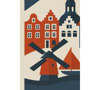 NOTEBOOK CARNET - "AMSTERDAM PAYS-BAS": COLLECTION "TOUR DU MONDE"