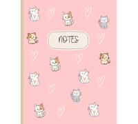Notebook: Cat notebook A4 lined Paper, Wide Margin 120 pages, 1 Notebook