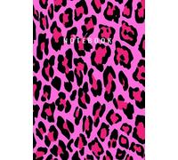 Notebook: cheetah print hot pink 7 x 10": pink cheetah print notebook 100 pages