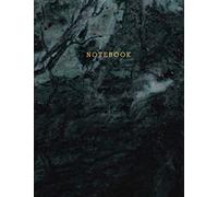 Notebook: Classic Black Marble with Gold Lettering and Inlay and Pastel Hues - Marble & Gold Notebook | 150 College-ruled Pages | 8.5 x 11 - A4 Size ... (Journal, Notebook, Diary, Composition Book))