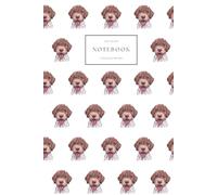 Notebook College Ruled: Lagotto Romagnolo Watercolour Notepad, Lined Dog Journal, 60 Sheets (120 Pages), 6" x 9"