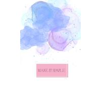 Notebook - Colourful notebook- Visual Journeys in Simple Elegance - A Visual Symphony in colours - Aqua Reflections: Crafting Simplicity in Visual Notes