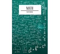 NOTEBOOK: Cool Notepad for Math Notes, A5, 6'' x 9'', 80 Graph-Ruled Pages, Perfect Journals Bulk for Students.