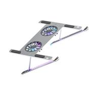 Notebook Cooler Adjustable Aluminum Alloy Ventilated Support for Laptops