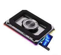 Notebook Cooler Stand with LCD Screen Real-Time Airflow Display 6 for ultra Quiet Fans Adjustable Speed RGB for lighting for Gaming Laptops(A8)