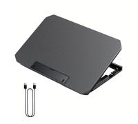 Notebook Cooling Pad For Up To 17Inch Laptops With Double Fan 2USB Port And Ergonomic Adjustable Stand Holder Ergonomic Laptop Stand