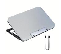 Notebook Cooling Pad For Up To 17Inch Laptops With Double Fan 2USB Port And Ergonomic Adjustable Stand Holder Ergonomic Laptop Stand
