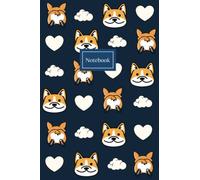 Notebook: Corgi Notebook for Work and School | Cute Kawaii Dog Lined Journal for Kids, Women, Teens to Write In