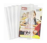 Notebook Cover Clear Exercise Book Covers Plastic Clear Pack of 10 Strong Plastic Protecting Sleeves Notebook Slip on Jackets A4