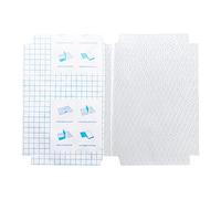 Notebook Covers Exercise Books Covers Self Adhesive Book Covering Film Clear Sticky Back Plastic Film Grid Notebook Protector B5