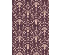 Notebook “Crimson Royale”: Lined Journal, 110 pages, Dotted Line, Art Nouveau Motifs, Floral Details, Diary for Mindfulness & Relaxation, Planner