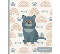 Notebook: Cute British Shorthair Cat - 110 Pages - 7.5 X 9.25 Inc - Great Gift For Cats Lovers
