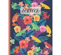 Notebook: Cute Frogs Cartoon Cover (Volume 2) - Lined Notebook, Diary, Track, Log & Journal - Gift for Kids, Teens, Men, Women (8"x10" 120 Pages)