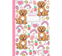 Notebook: Cute Gift For Goldendoodle Dogs Lovers - 110 Pages - 6 X 9 Inc