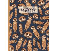 Notebook: Cute Meerkats Cartoon Cover (Volume 2) - Lined Notebook, Diary, Track, Log & Journal - Meerkat Gift Idea for Boys Girls Teens Men Women (8"x10" 120 Pages)
